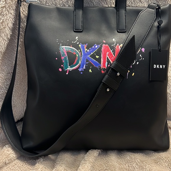DKNY Tilly Paint Splatter DKNY Tote - Picture 3 of 13